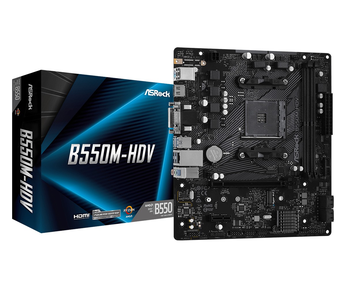 Scheda Madre ASROCK B550M-HDV socket AM4 Scheda Madre ASROCK B550M-HDV socket AM4
