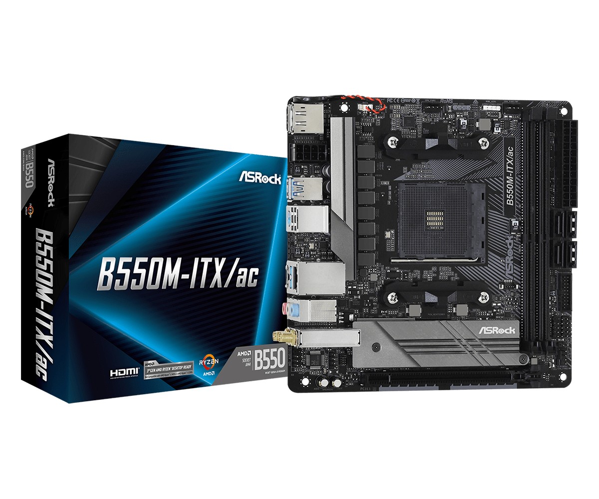 Scheda Madre ASROCK B550M-ITX/AC socket AM4 Scheda Madre ASROCK B550M-ITX/AC socket AM4