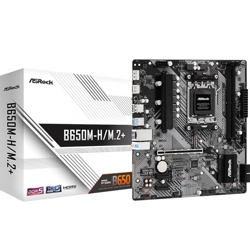 Scheda Madre ASRock B650M-H/M.2+ Scheda Madre ASRock B650M-H/M.2+