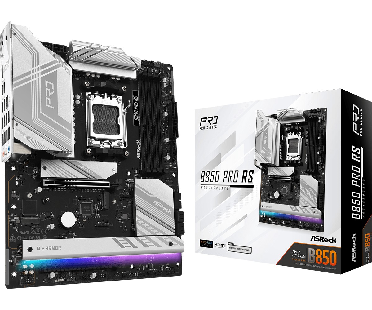 Scheda Madre ASROCK B850 Pro RS Socket AM5 DDR5 ATX Scheda Madre ASROCK B850 Pro RS Socket AM5 DDR5 ATX