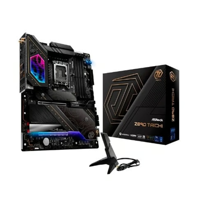Scheda Madre ASRock Z890 Taichi LGA1851 ATX DDR5 Nero Scheda Madre ASRock Z890 Taichi LGA1851 ATX DDR5 Nero