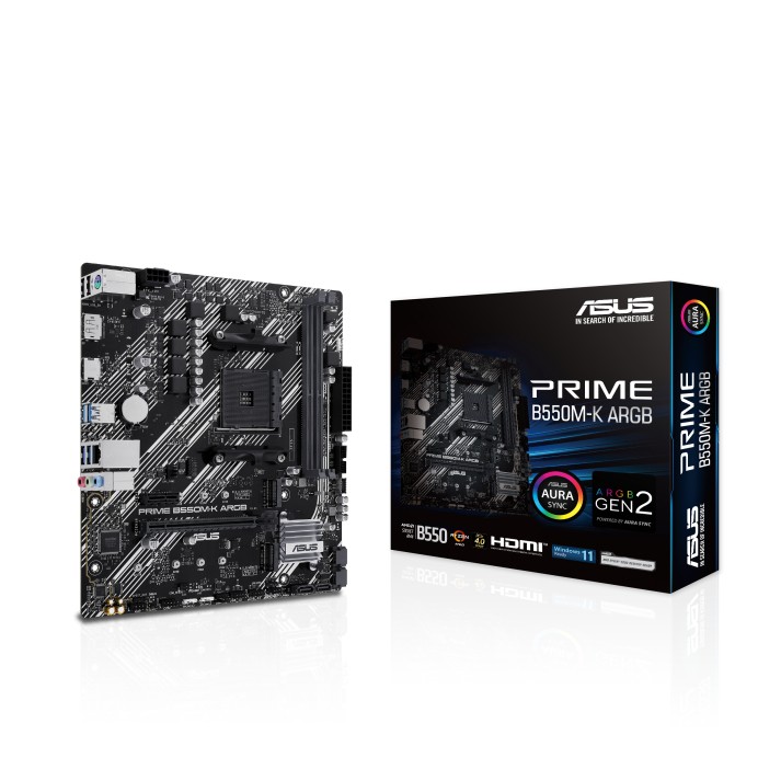 Scheda Madre ASUS PRIME B550M-K ARGB socket AM4 Scheda Madre ASUS PRIME B550M-K ARGB socket AM4