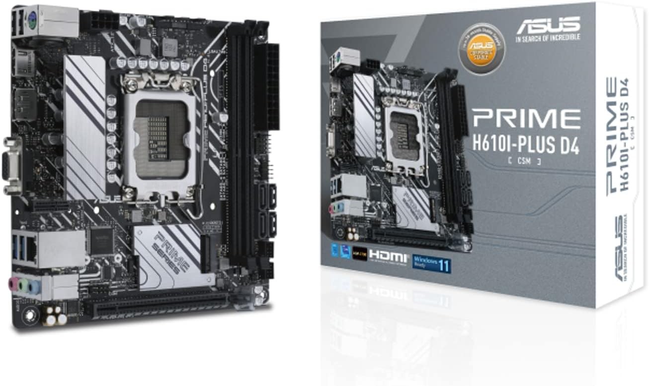 Scheda Madre ASUS PRIME H610I-PLUS D4-CSM socket 1700 Scheda Madre ASUS PRIME H610I-PLUS D4-CSM socket 1700