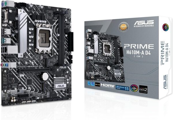 Scheda Madre ASUS PRIME H610M-A D4-CSM socket 1700