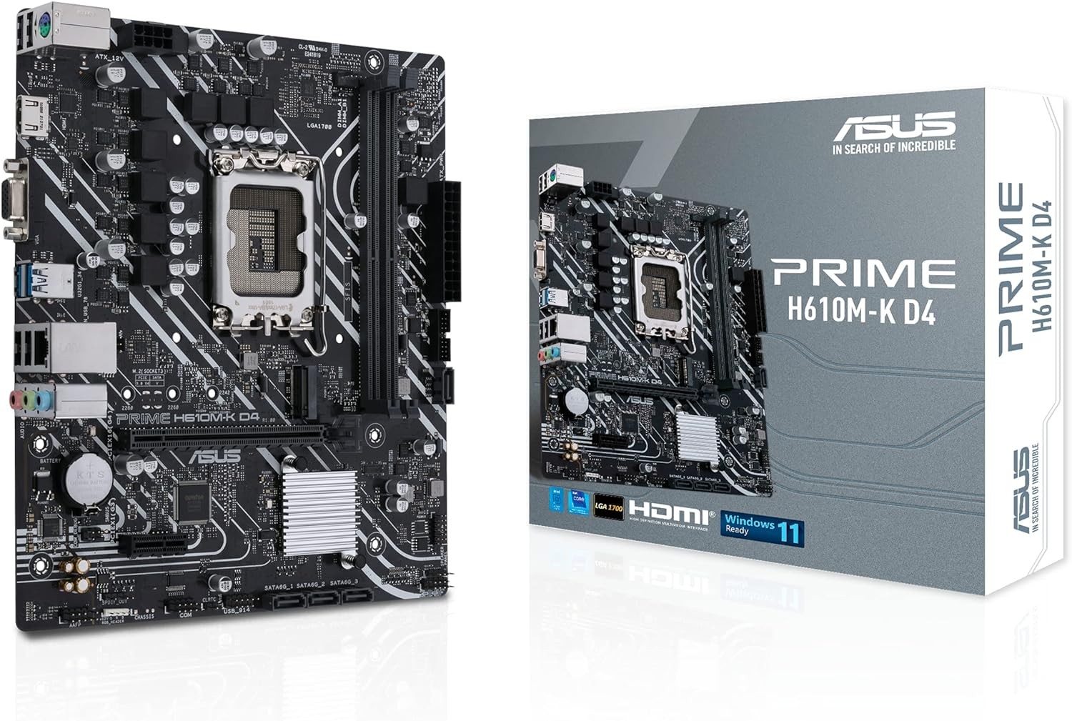 Scheda Madre ASUS PRIME H610M-K D4 socket 1700 Scheda Madre ASUS PRIME H610M-K D4 socket 1700