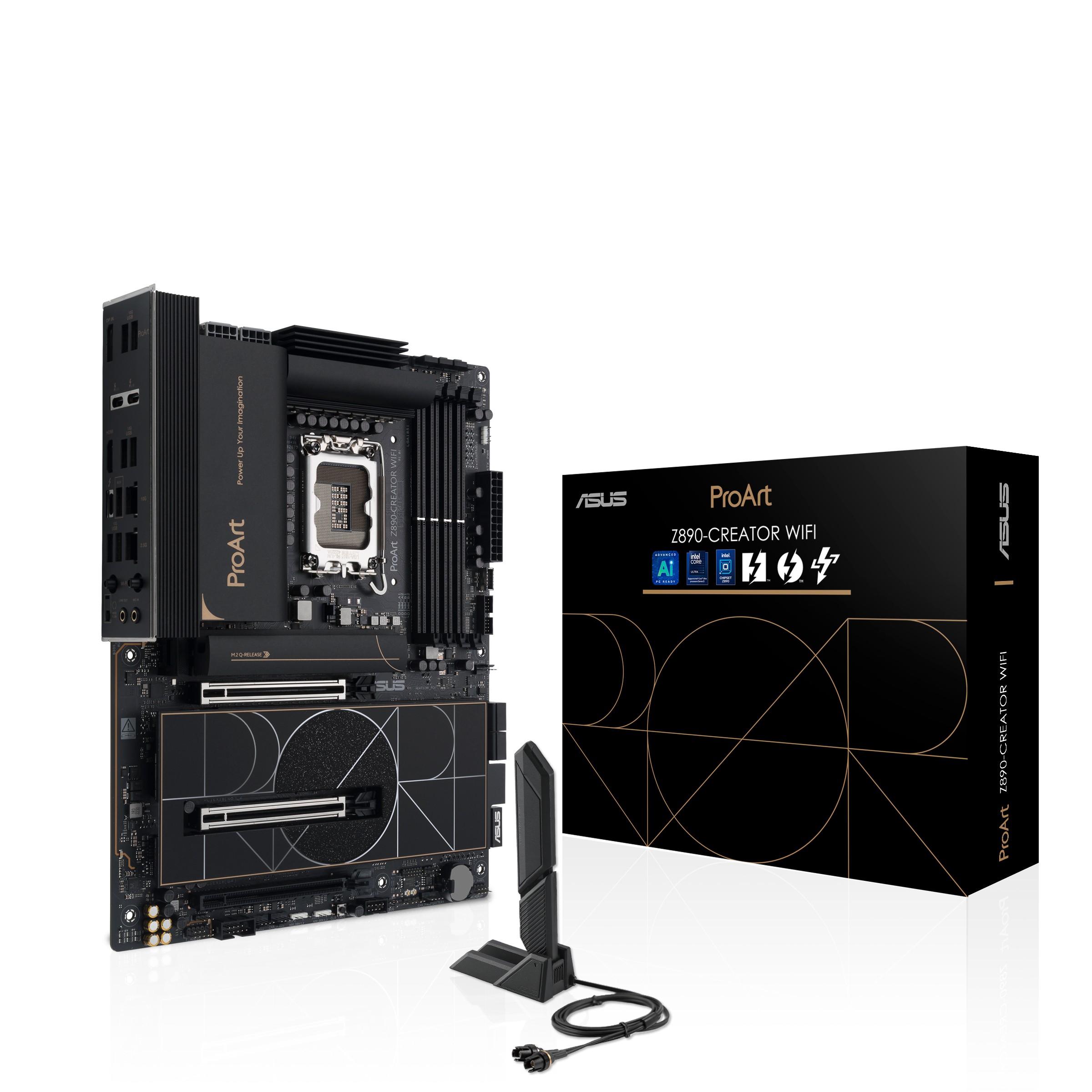 Scheda Madre ASUS ProArt Z890-Creator WiFi LGA 1851 ATX DDR5 Nero Scheda Madre ASUS ProArt Z890-Creator WiFi LGA 1851 ATX DDR5 Nero