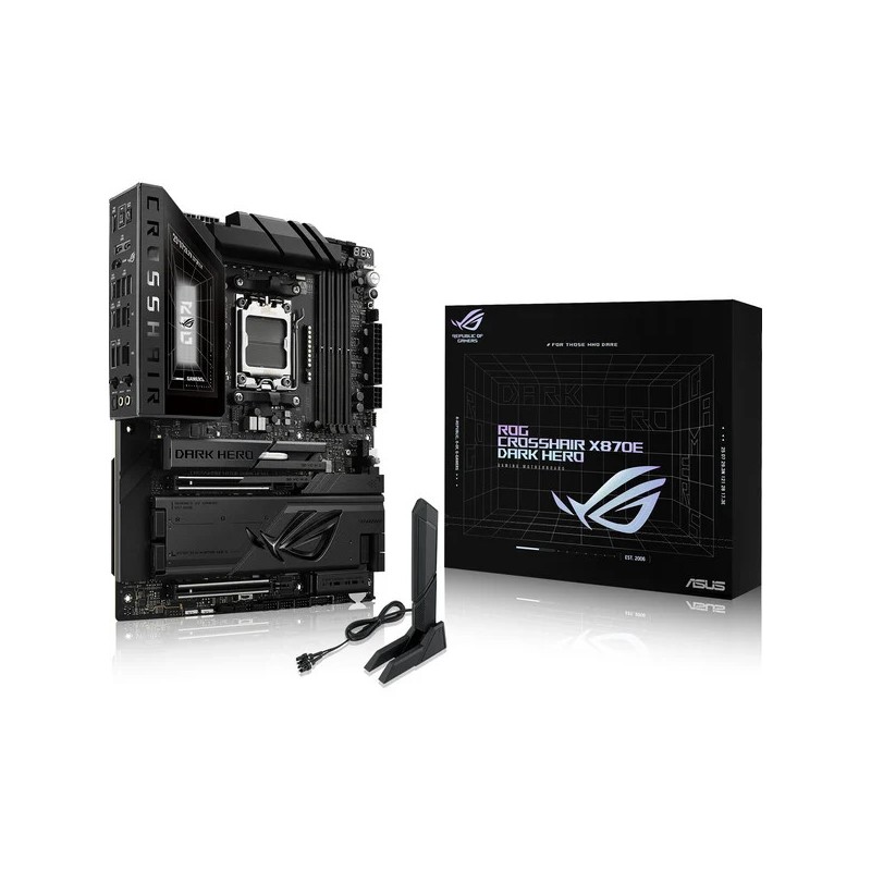 Scheda Madre ASUS ROG CROSSHAIR X870E Dark Hero AM5 ATX Nero Scheda Madre ASUS ROG CROSSHAIR X870E Dark Hero AM5 ATX Nero