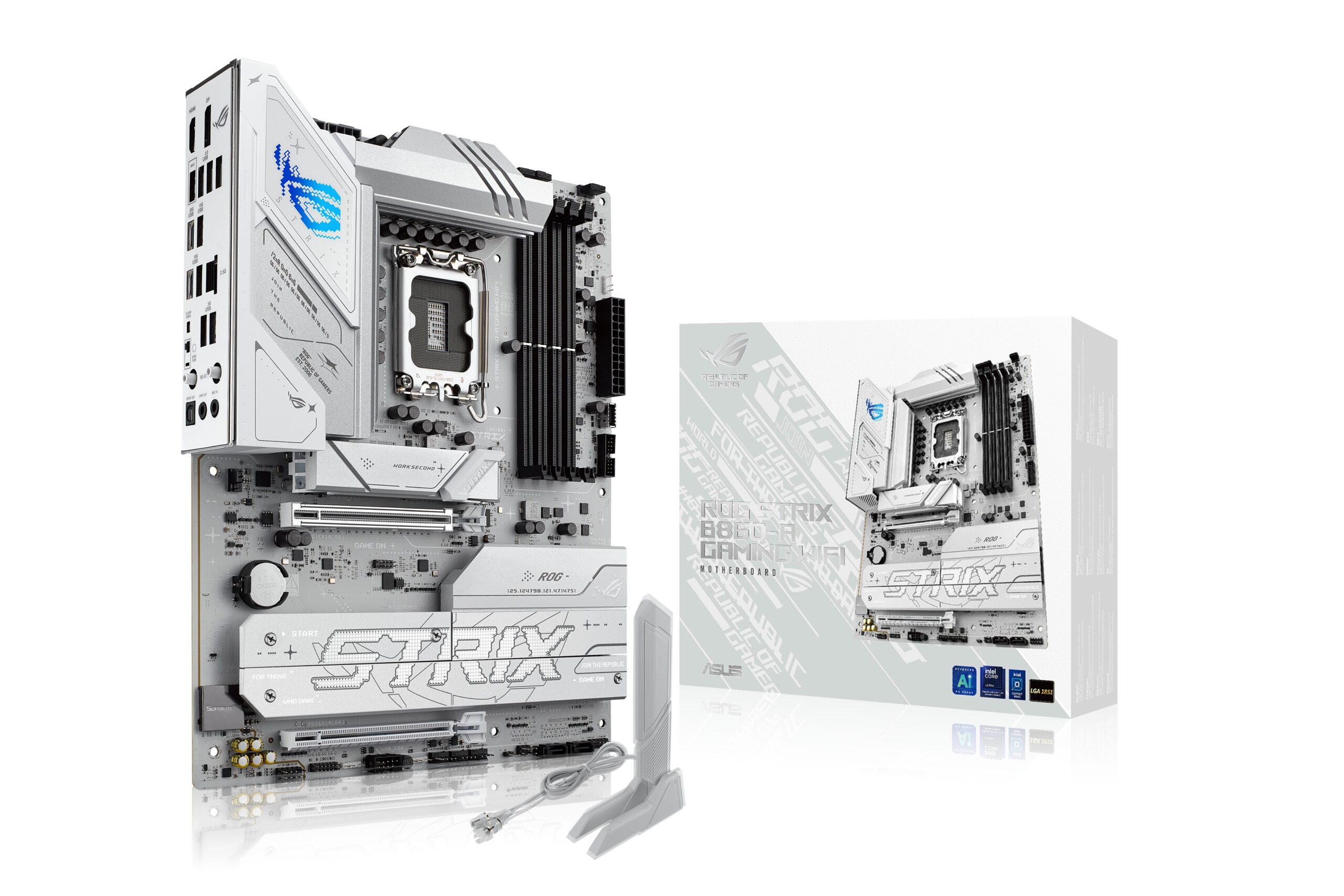 Scheda Madre Asus ROG STRIX B860-A GAMING WIFI LGA 1851 DDR5 ATX Scheda Madre Asus ROG STRIX B860-A GAMING WIFI LGA 1851 DDR5 ATX
