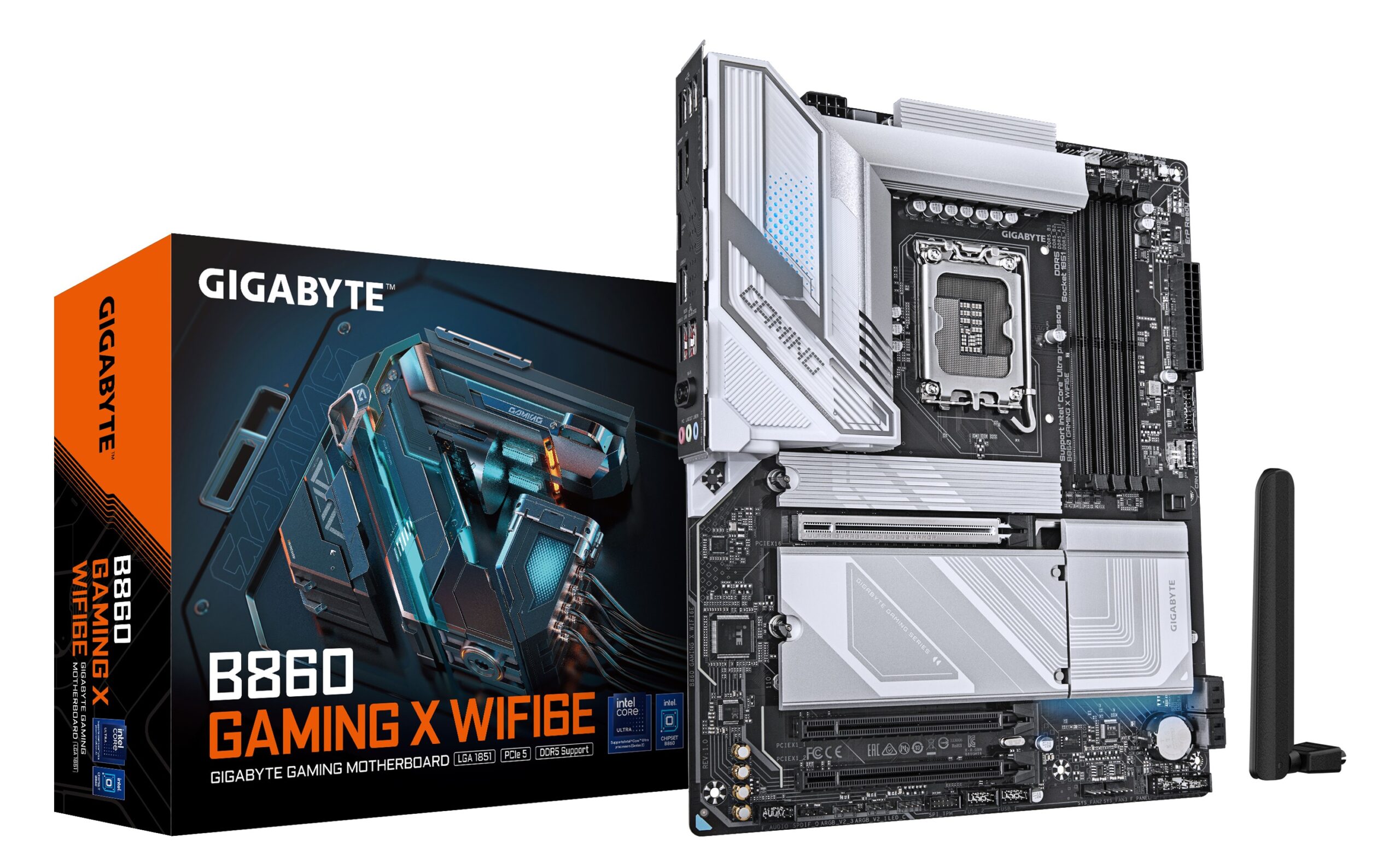 Scheda Madre Gigabyte B860 Gaming X WiFi6E LGA 1851 ATX DDR5 Nero Scheda Madre Gigabyte B860 Gaming X WiFi6E LGA 1851 ATX DDR5 Nero