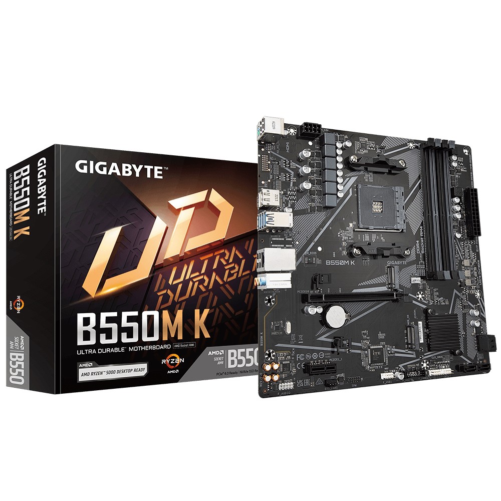 Scheda Madre Gigabyte GA-B550M K AM4 (D) Scheda Madre Gigabyte GA-B550M K AM4 (D)