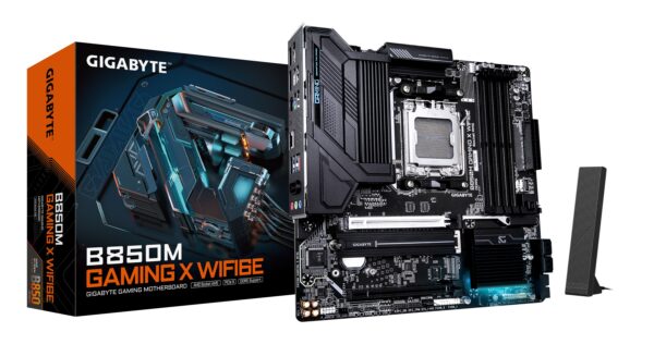 Scheda Madre Gigabyte GA-B850M GAMING X WIFI 6E AM5 DDR5 Micro ATX