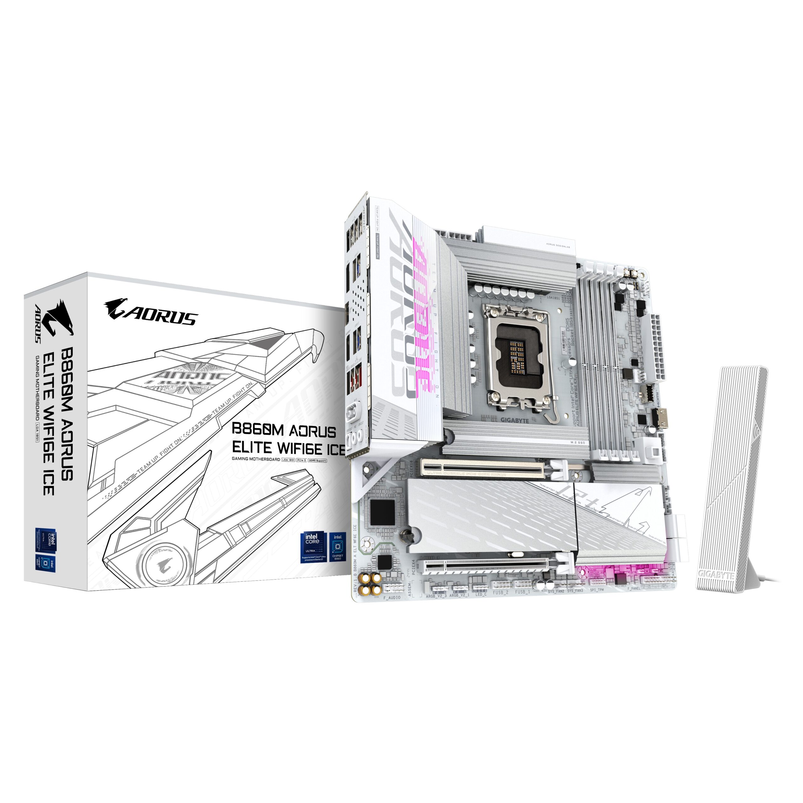 Scheda Madre Gigabyte GA-B860M A ELT WF6E ICE LGA 1851 (D) Scheda Madre Gigabyte GA-B860M A ELT WF6E ICE LGA 1851 (D)