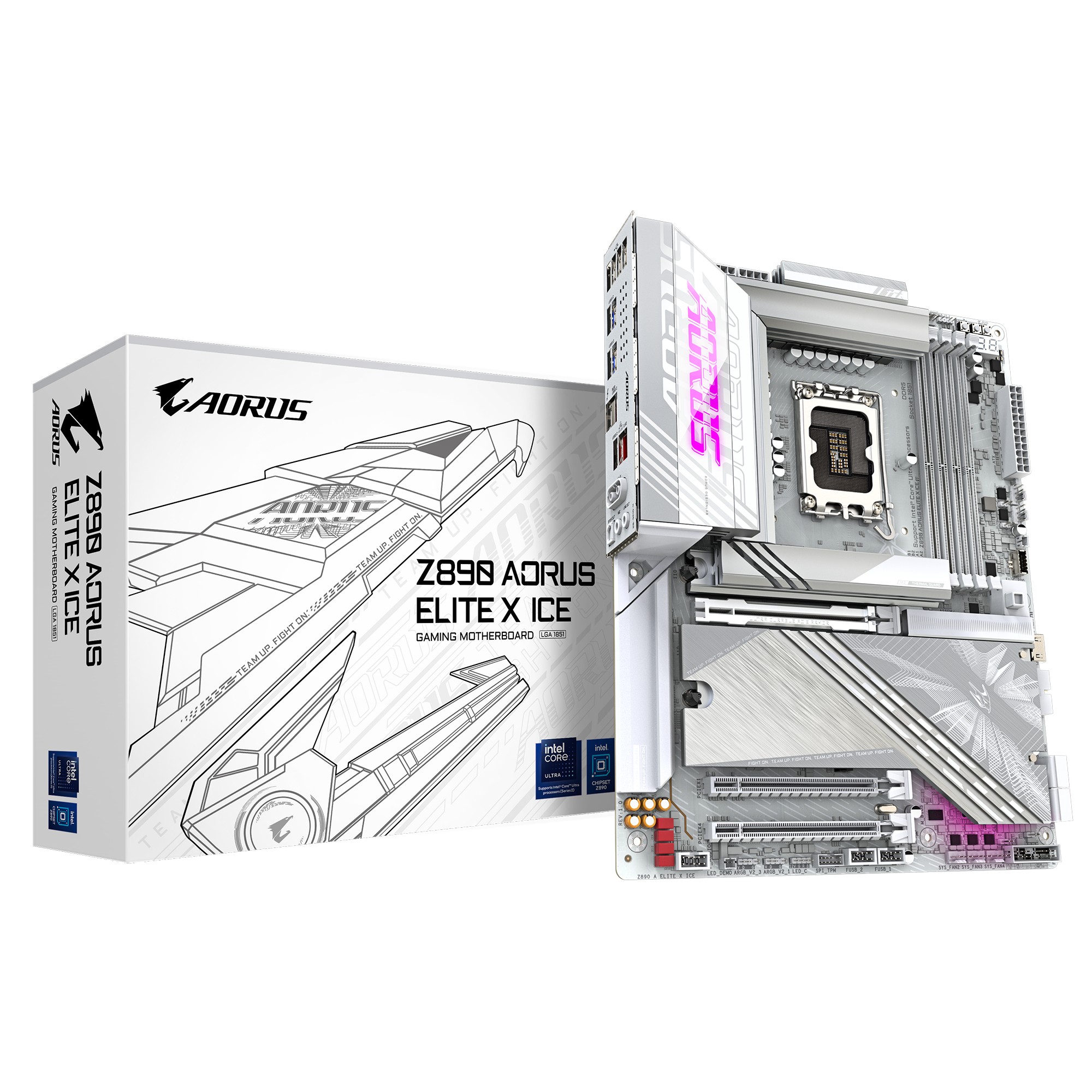 Scheda Madre Gigabyte GA-Z890 A ELITE X ICE LGA 1851 DDR5 ATX Scheda Madre Gigabyte GA-Z890 A ELITE X ICE LGA 1851 DDR5 ATX