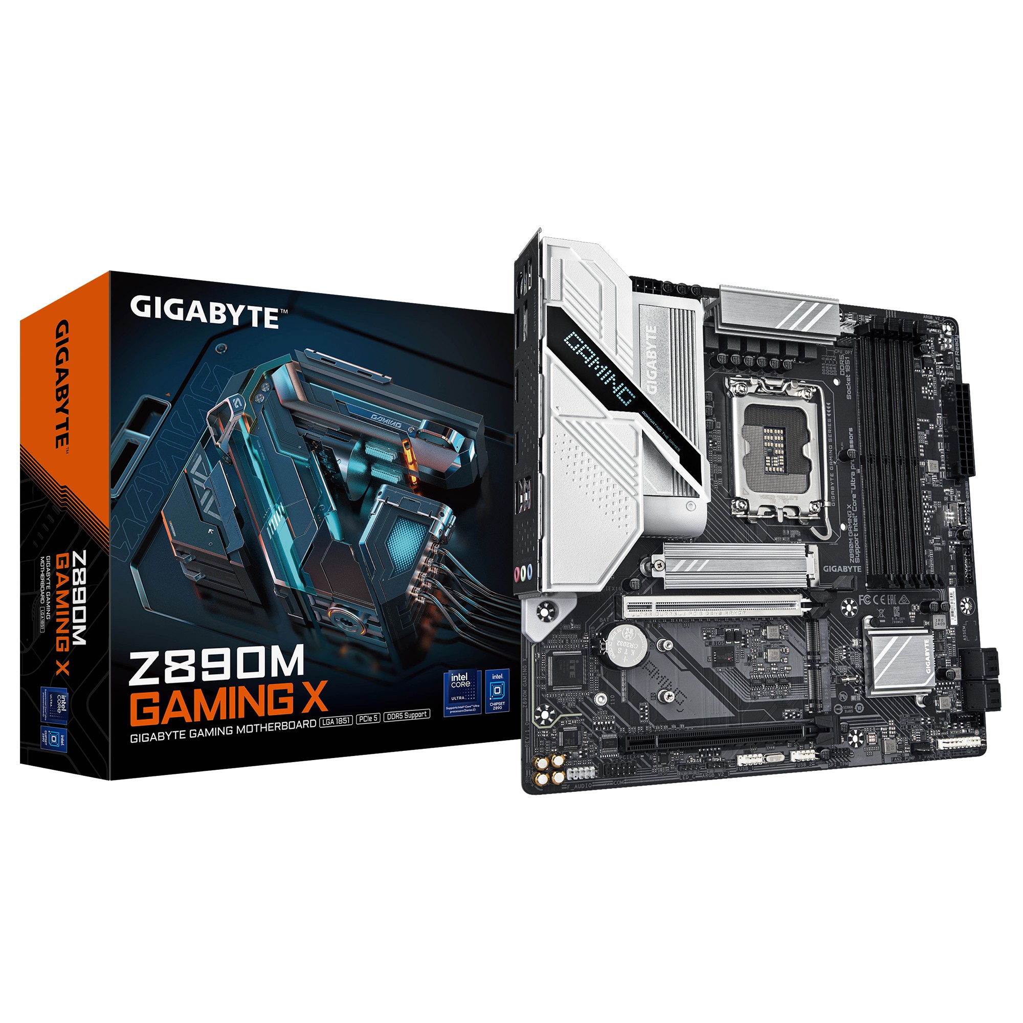 Scheda Madre GIGABYTE Z890M GAMING X LGA 1851 Micro ATX DDR5 Scheda Madre GIGABYTE Z890M GAMING X LGA 1851 Micro ATX DDR5