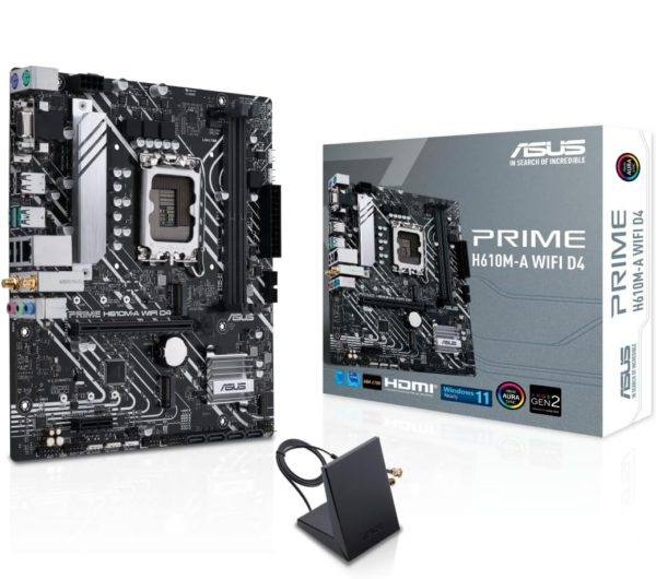 Scheda Madre Intel ASUS PRIME H610M-A WI-FI DDR4 LGA 1700 Micro-ATX