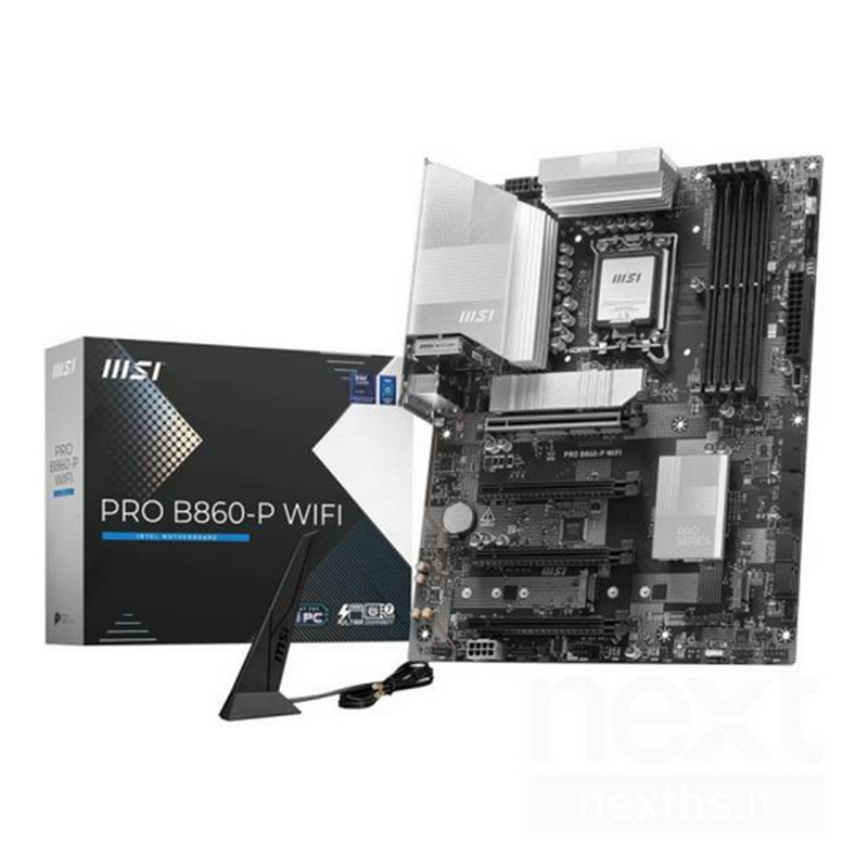 Scheda Madre MSI PRO B860-P Wi-Fi LGA 1851 ATX DDR5 Grigio Scheda Madre MSI PRO B860-P Wi-Fi LGA 1851 ATX DDR5 Grigio