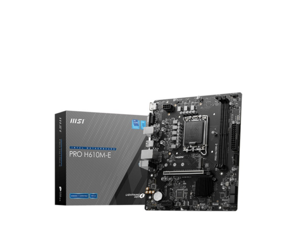 Scheda Madre MSI PRO H610M-E socket 1700 Micro-ATX Nero