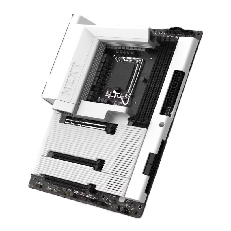 Scheda Madre NZXT N7 Z890 LGA 1851 DDR5 Wi-Fi 6E ATX Bianco Scheda Madre NZXT N7 Z890 LGA 1851 DDR5 Wi-Fi 6E ATX Bianco