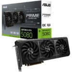 Scheda Vdieo ASUS Prime Nvidia GeForce RTX 5080 EVO OC 16GB GDDR7 Nero