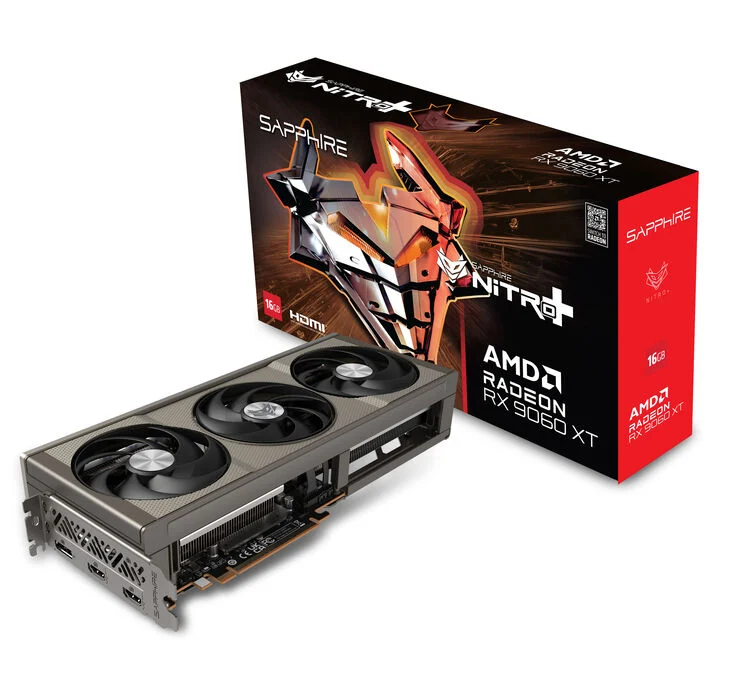 Scheda Video AMD Sapphire Nitro+ Radeon RX 9060 XT Gaming OC 16GB GDDR6 Scheda Video AMD Sapphire Nitro+ Radeon RX 9060 XT Gaming OC 16GB GDDR6