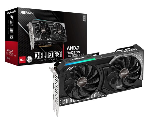 Scheda Video ASRock AMD Radeon Challenger OC 9060 XT 16GB GDDR6 Nero