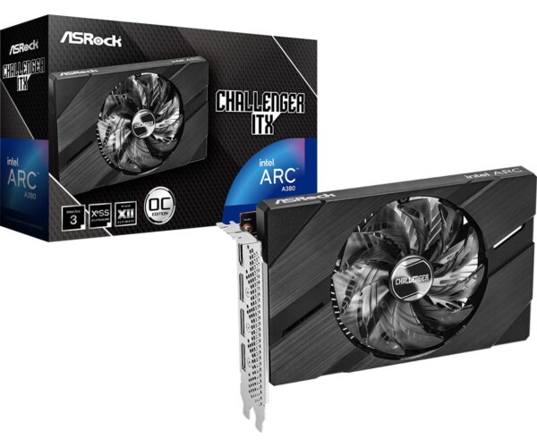 Scheda Video ASRock Intel ARC A380 6GB Challenger ITX OC