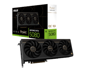 Scheda Video Asus NvidiaGeForce RTX 5080 16GB PROART OC GDDR7 Nero