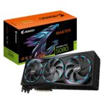 Scheda Video Gigabyte Aorus Nvidia GeForce RTX 5080 Master OC 16GB GDDR7 Nero