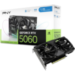 Scheda video PNY GeForce RTX 5060 8GB Overclocked Dual Fan