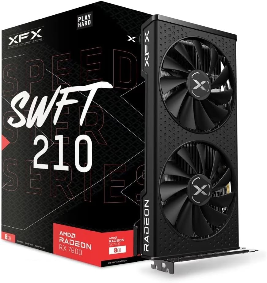 Scheda Video XFX Radeon RX 7600 SPEEDSTER SWFT210 CORE Scheda Video XFX Radeon RX 7600 SPEEDSTER SWFT210 CORE