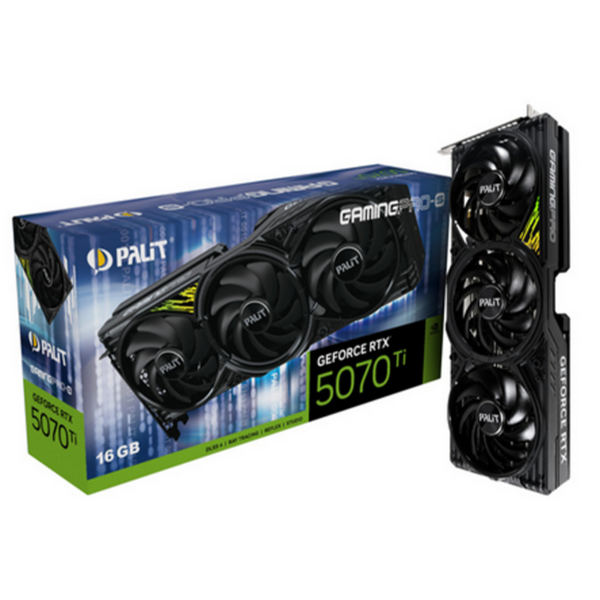 Schede Video Palit GeForce RTX 5070 Ti GamingPro-S NVIDIA 16 GB GDDR7