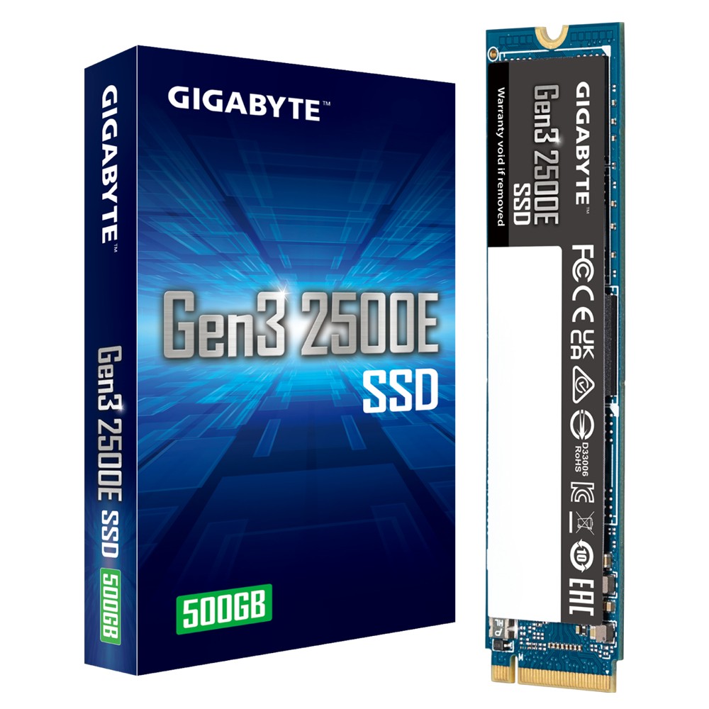 SSD M.2 GIGABYTE Gen3 2500E PCIe 3.0 500GB SSD M.2 GIGABYTE Gen3 2500E PCIe 3.0 500GB