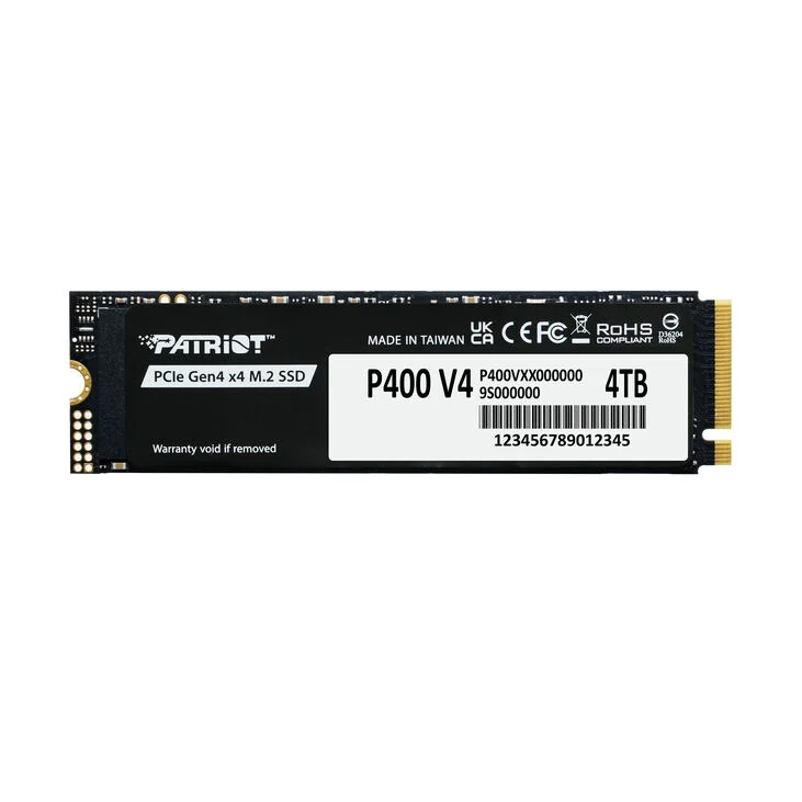 SSD M.2 Patriot P400 V4 PCIe 4.0 4TB SSD M.2 Patriot P400 V4 PCIe 4.0 4TB