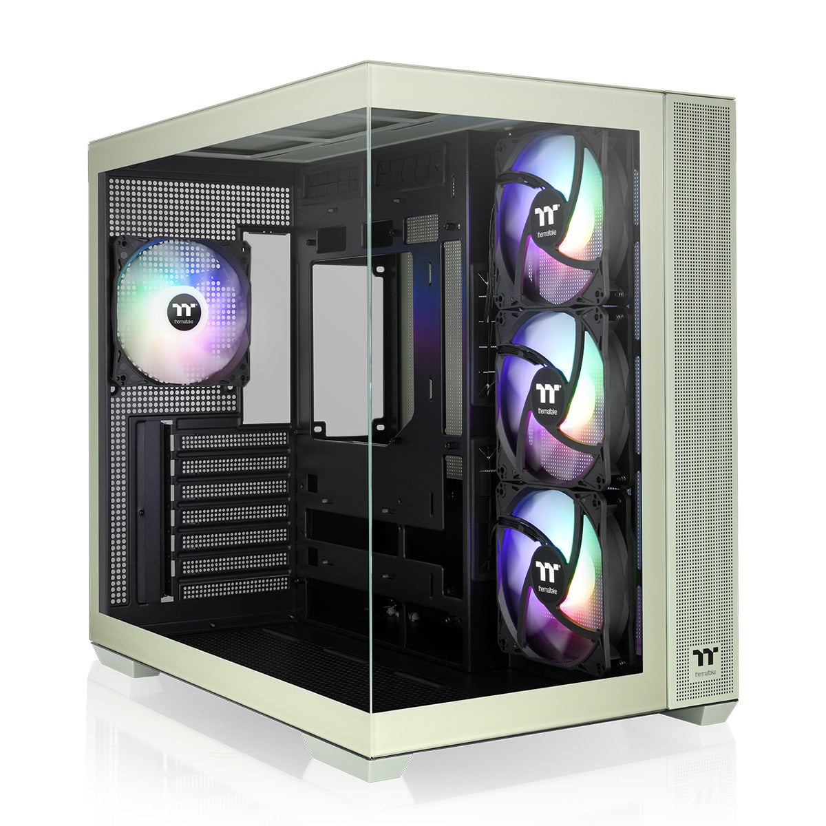 Thermaltake View 380 TG ARGB Matcha Green Midi Tower Verde Thermaltake View 380 TG ARGB Matcha Green Midi Tower Verde