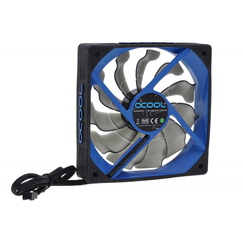 Ventola Alphacool Susurro Fan - 120 - Black Blu Edition 1700rpm 120x120x25mm Ventola Alphacool Susurro Fan - 120 - Black Blu Edition 1700rpm 120x120x25mm