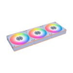 Ventola Lian Li UNI FAN CL FLEX Wireless ARGB PWM 120mm kit Da 3 Con Controller Bianco