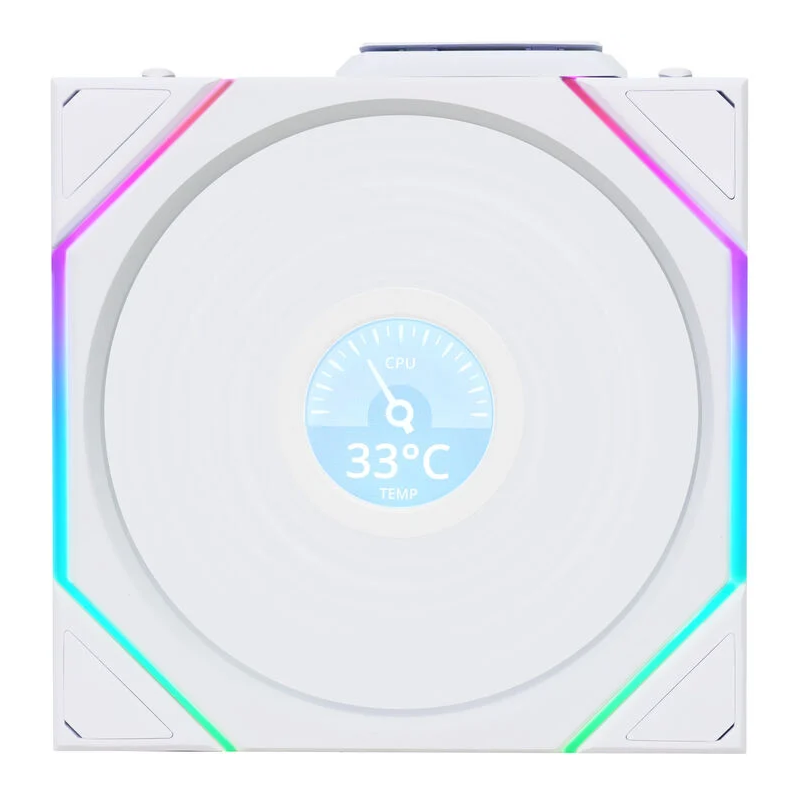 Ventola Lian Li UNI FAN TL Wireless LCD Lama Inversa 120mm ARGB PWM Bianco Ventola Lian Li UNI FAN TL Wireless LCD Lama Inversa 120mm ARGB PWM Bianco