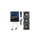 Ventola Lian Li UNI FAN SL Ventola LCD Wireless ARGB PWM Kit da 3 con controller Lama Inversa 120mm Nero