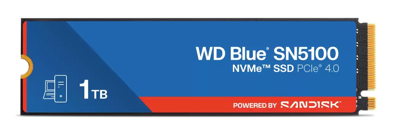 SSD Western Digital WD Blue SN5100 1TB M2 2280 NVMe SSD Western Digital WD Blue SN5100 1TB M2 2280 NVMe
